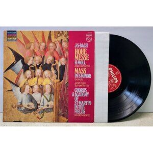JS BACH Hohe Messe Mass in B Minor Excerpts Arien und Chore Classical LP Holland